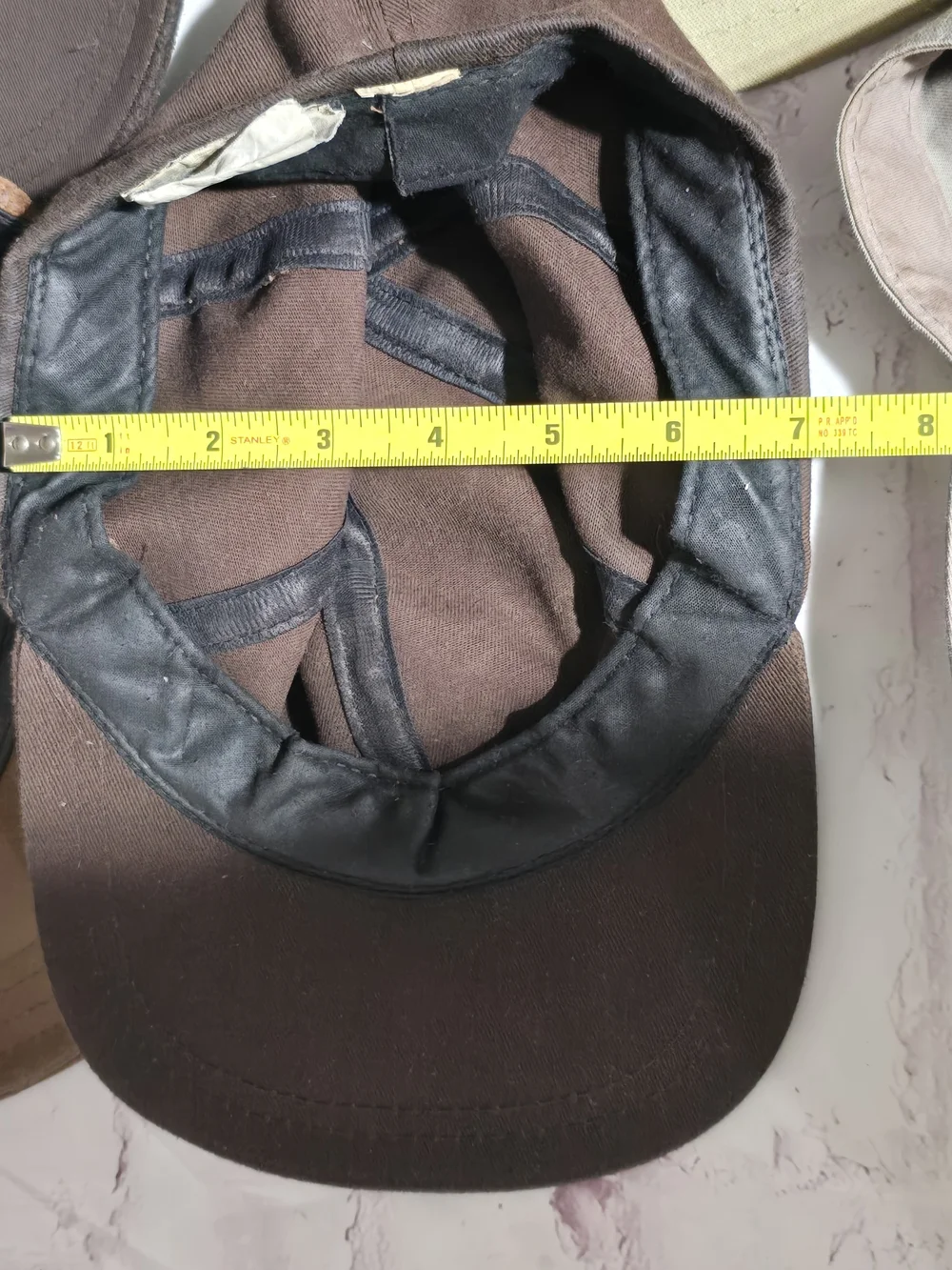 Lot of Assorted Neutral Baseball Caps - Brown, Olive, Khaki, Gray - Picture 11 of 16